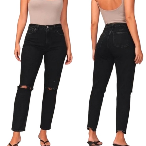 Abercrombie & Fitch Denim - Abercrombie & Fitch Curve Love High Rise Mom Jean size 29
